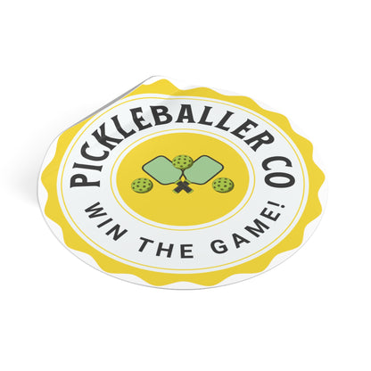 Pickleballer - Round Vinyl Stickers