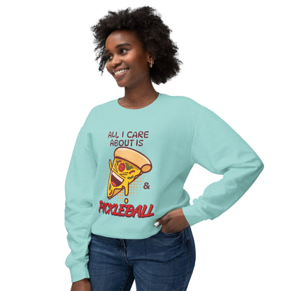 Pizza & Pickleball - Unisex Crewneck Sweatshirt