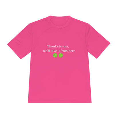 Thanks T Pickleball Moisture Wicking Tee | Available in 8 colors