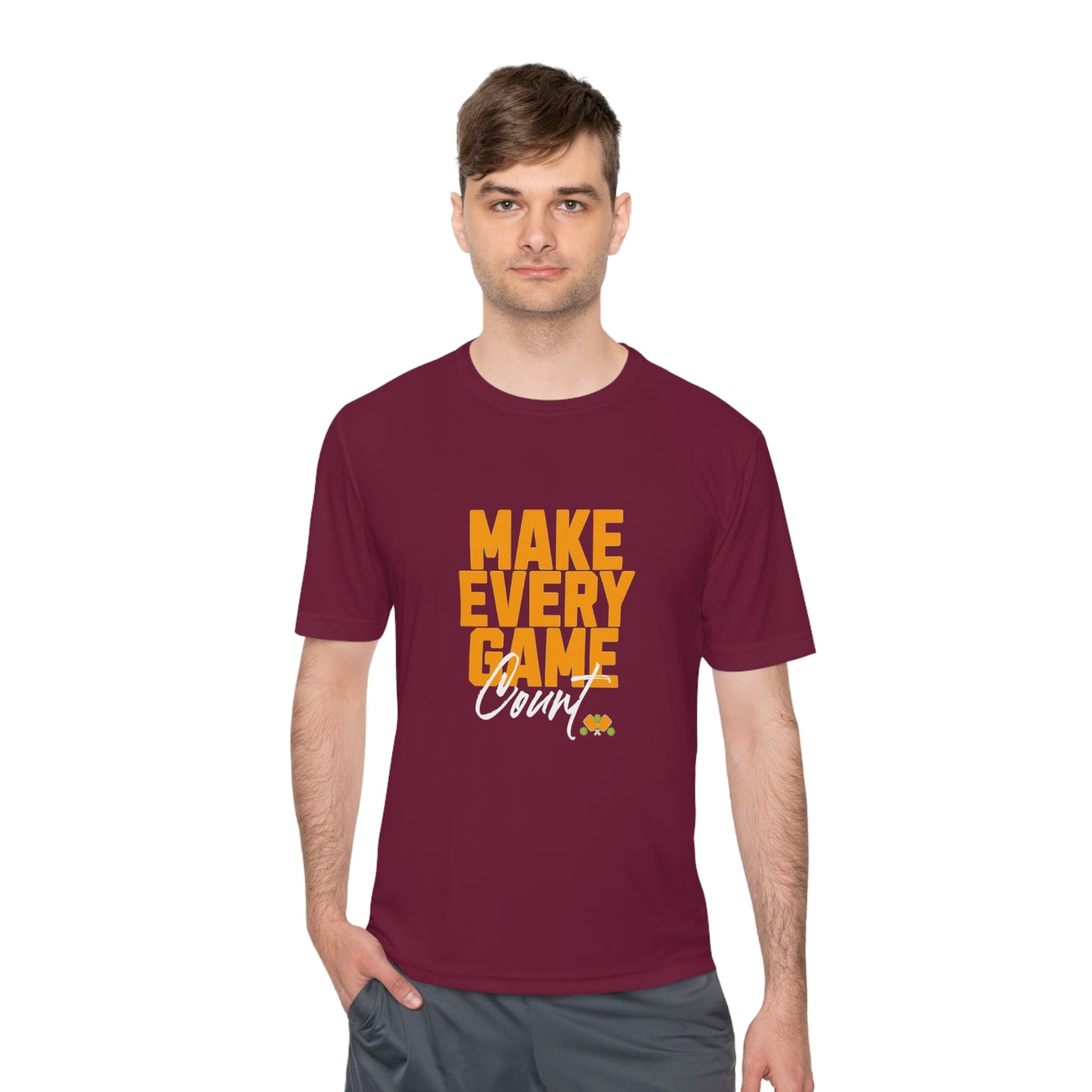 Make Every Game Count Pickleball - Unisex Moisture Wicking Tee