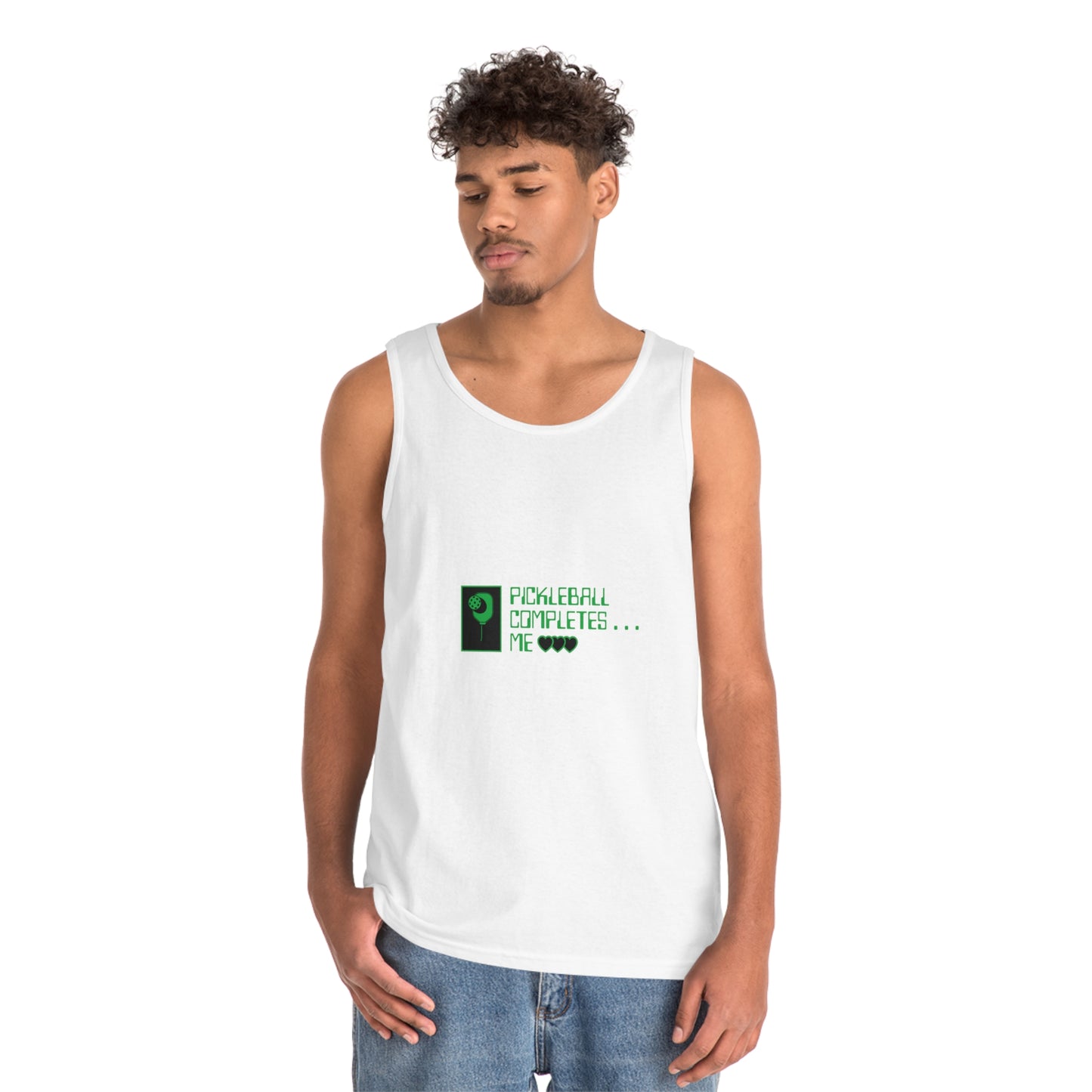 Pickleball Completes Me - Unisex Heavy Cotton Tank Top