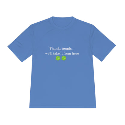 Thanks T Pickleball Moisture Wicking Tee | Available in 8 colors