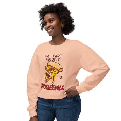 Pizza & Pickleball - Unisex Crewneck Sweatshirt