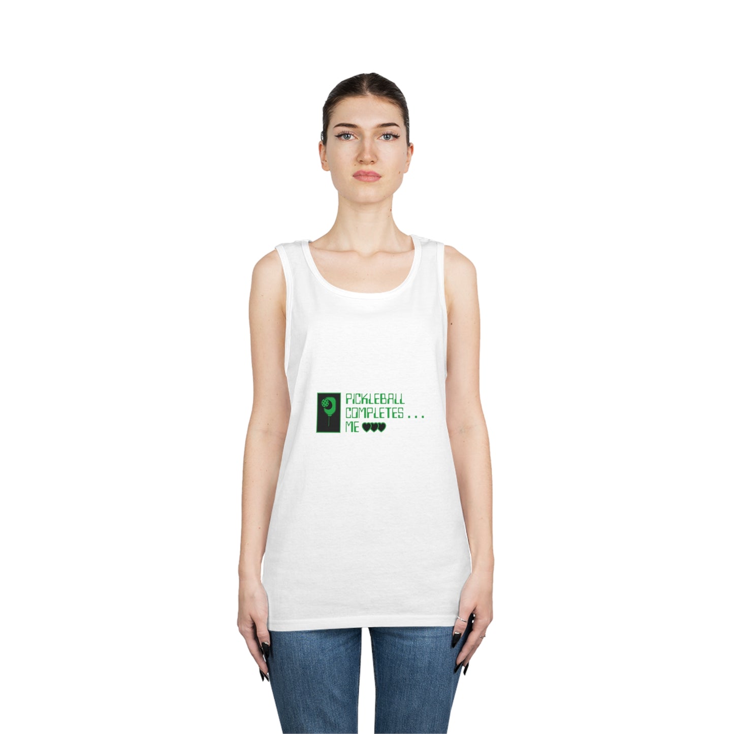 Pickleball Completes Me - Unisex Heavy Cotton Tank Top