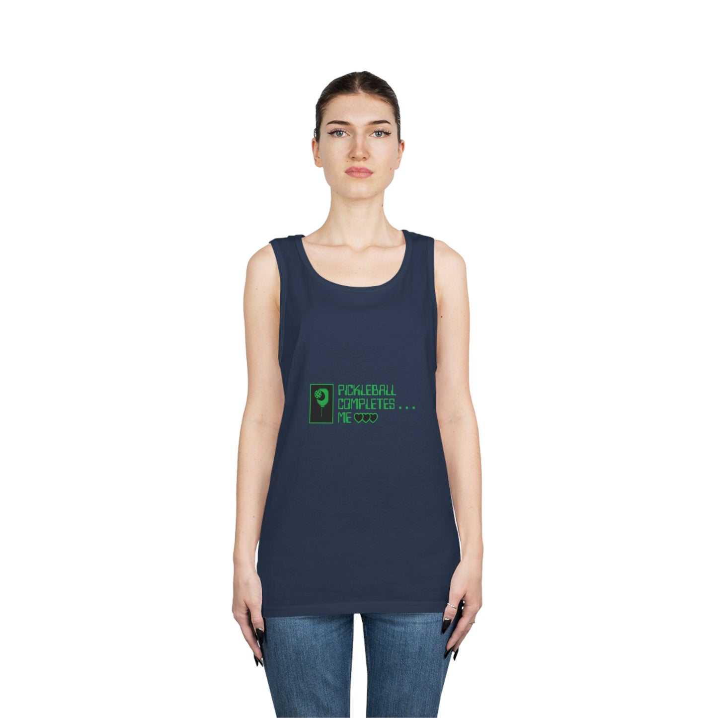 Pickleball Completes Me - Unisex Heavy Cotton Tank Top