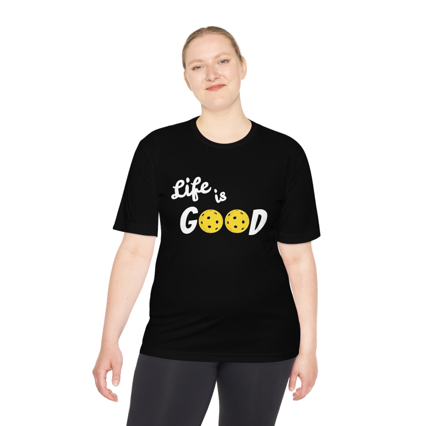 Life is Good Pickleball Unisex Moisture Wicking Tee