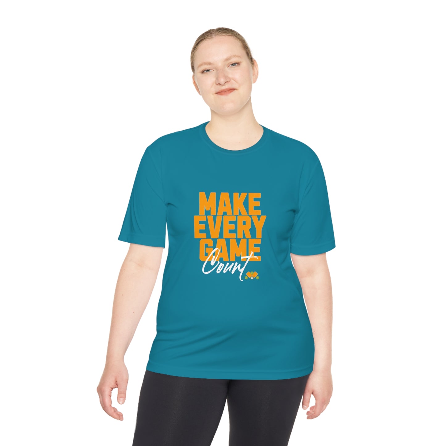 Make Every Game Count Pickleball - Unisex Moisture Wicking Tee