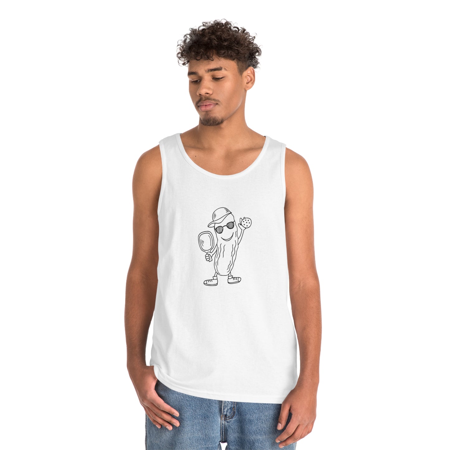 Pickleball Icon Unisex Cotton Tank Top