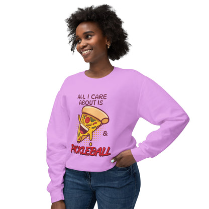 Pizza & Pickleball - Unisex Crewneck Sweatshirt