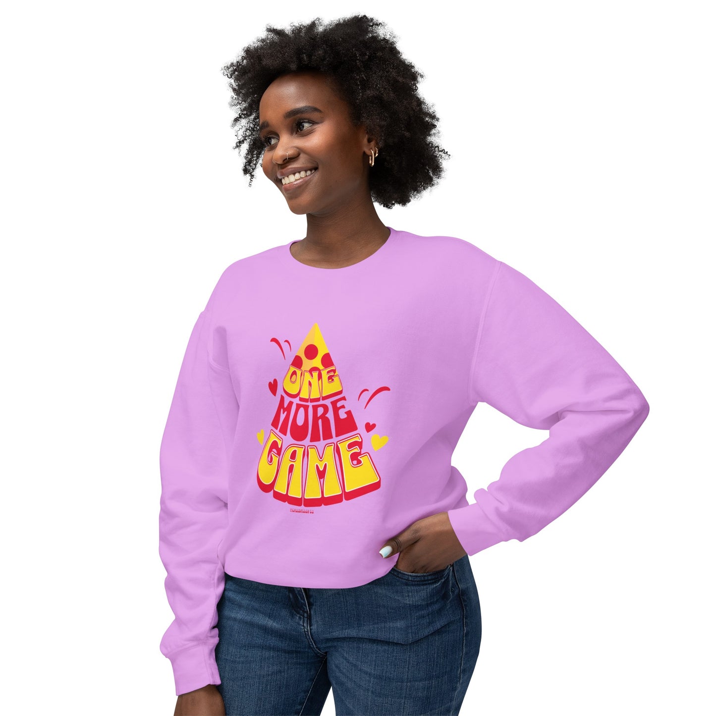 One More Game Pickleball - Unisex Lightweight Crewneck Sweatshirt