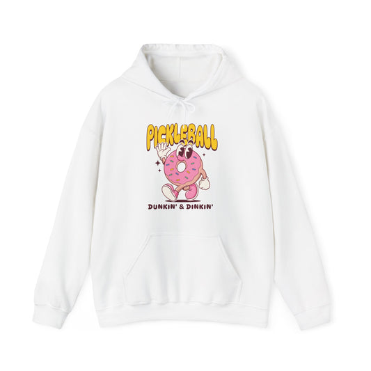 Dinkin' & Dunkin'  Pickleball Unisex  Hooded Sweatshirt | Available in 4 colors