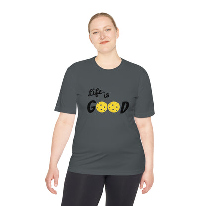 Life is Good Pickleball Unisex Moisture Wicking Tee