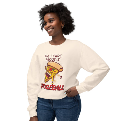 Pizza & Pickleball - Unisex Crewneck Sweatshirt