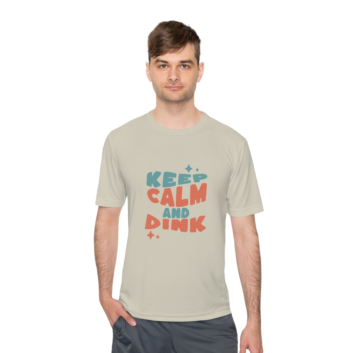 Keep Calm and Dink Pickleball - Moisture Wicking Tee