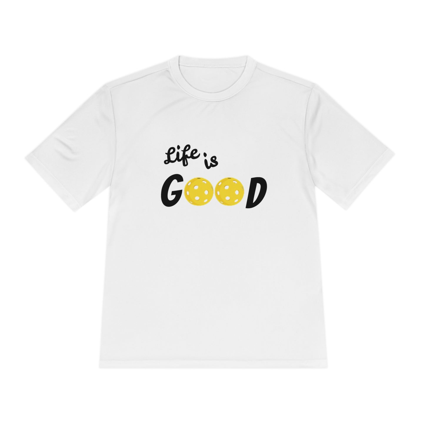 Life is Good Pickleball Unisex Moisture Wicking Tee