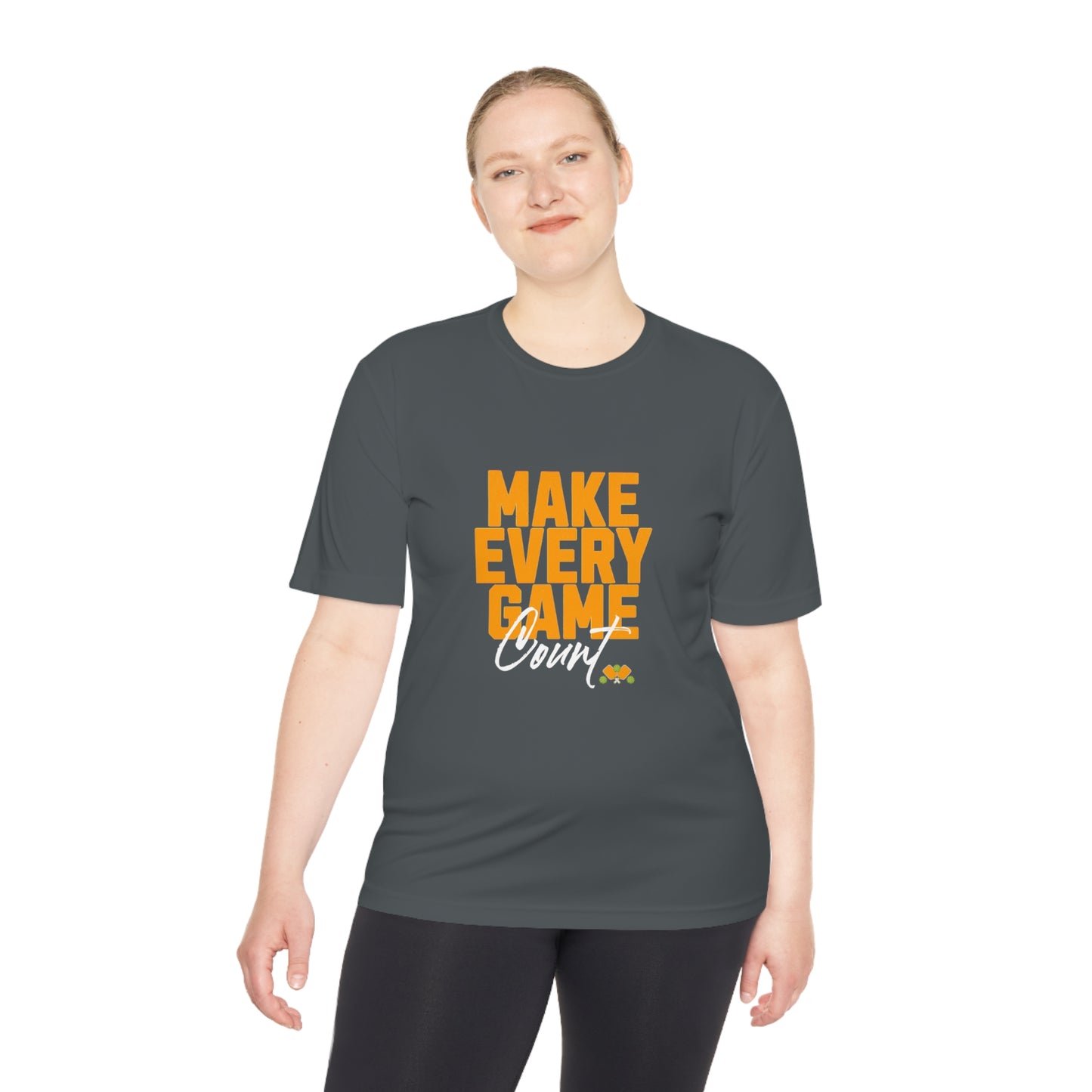 Make Every Game Count Pickleball - Unisex Moisture Wicking Tee