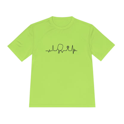 Pickleball Heartbeat - Unisex Moisture Wicking Tee