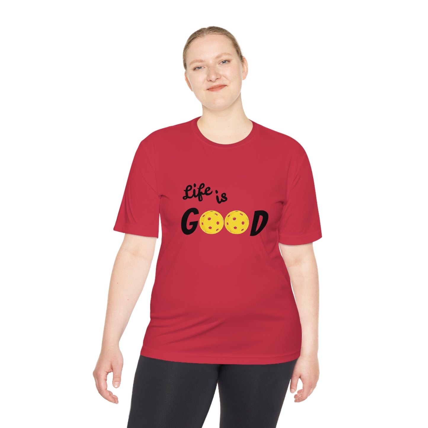 Life is Good Pickleball Unisex Moisture Wicking Tee