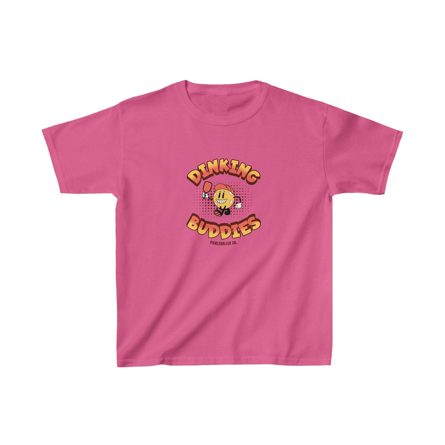 Dinking Buddies | Pickleball Kids Cotton Tee | Available in 10 Colors