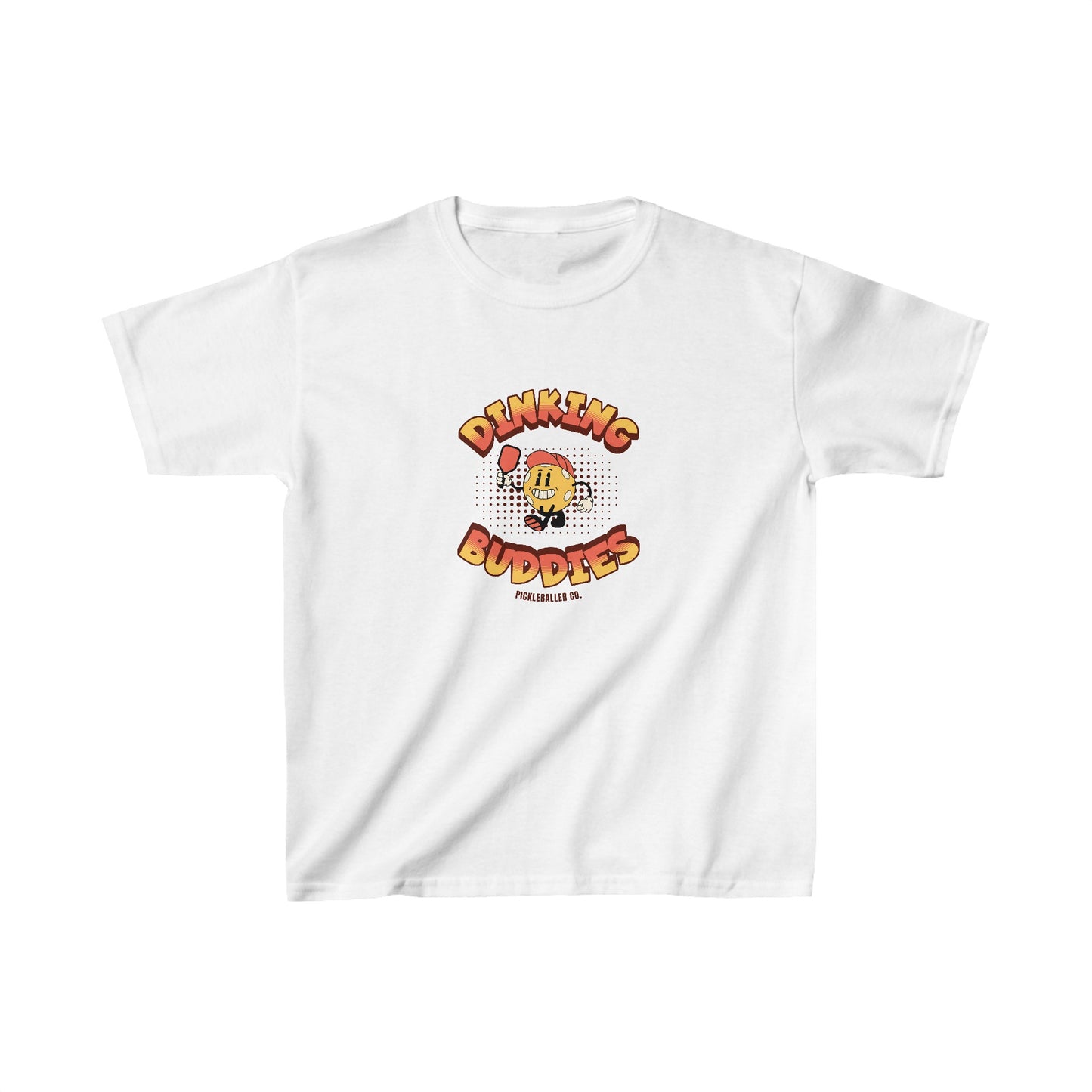 Dinking Buddies | Pickleball Kids Cotton Tee | Available in 10 Colors